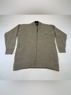 Legacy Vintage Full-Zip Knit Cardigan - Grey - Men's Small